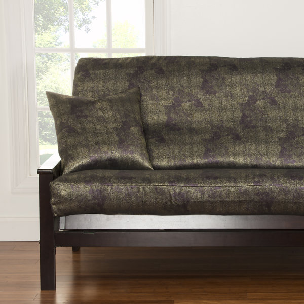 Latitude Run® Box Cushion Futon Slipcover Wayfair